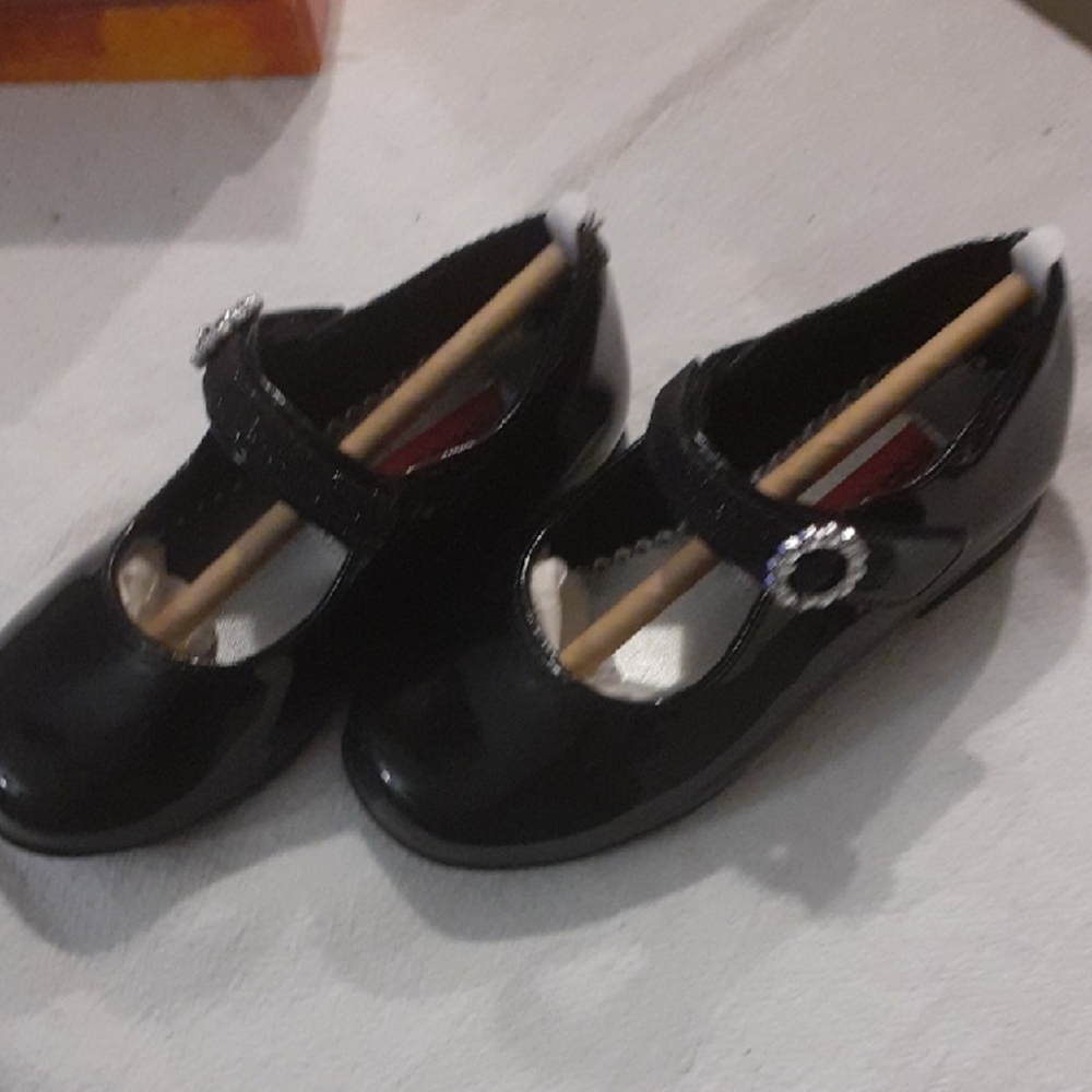 Black Kids' Mary Jane Shoes Size 7